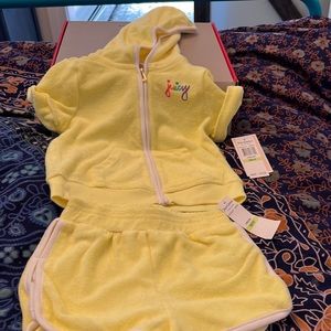JUICY COUTURE Terry toddler two piece set